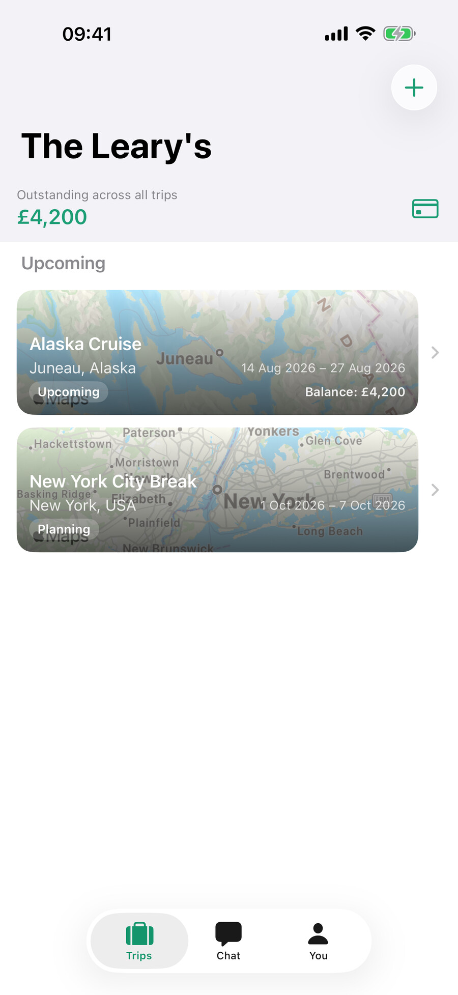 Family Trips upcoming trips